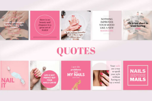 200 Artificial Nails Templates for Social Media - Image 4
