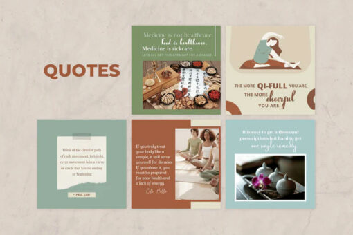 200 Chinese Medicine Templates for Social Media - Image 3