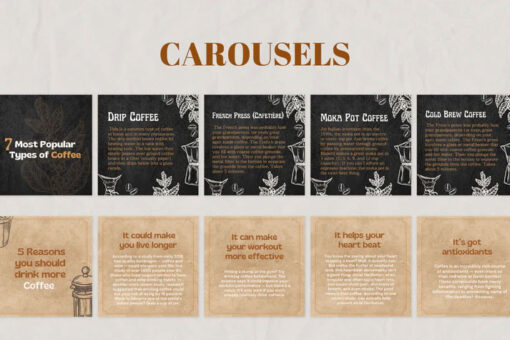 200 Coffee Templates for Social Media - Image 2