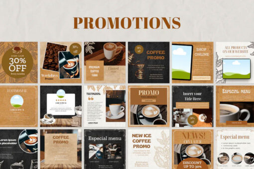 200 Coffee Templates for Social Media - Image 3