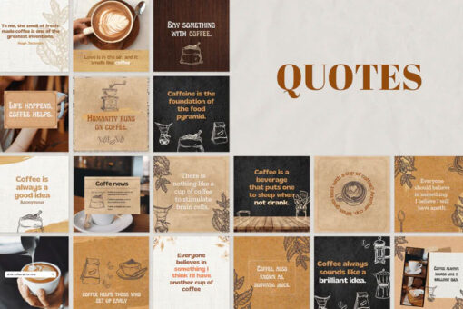 200 Coffee Templates for Social Media - Image 5