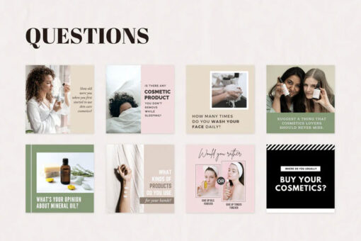 300 Cosmetics Templates for Social Media - Image 2