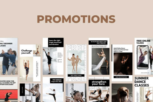 200 Dance Studio Templates for Social Media - Image 2