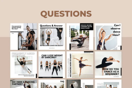 200 Dance Studio Templates for Social Media - Image 3