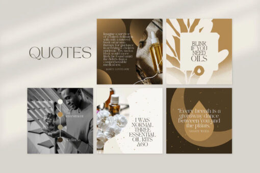 200 Essential Oils Templates for Social Media - Image 2
