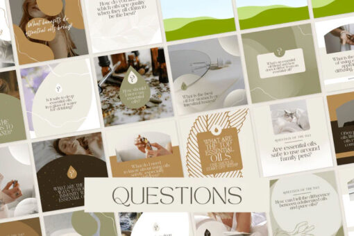 200 Essential Oils Templates for Social Media - Image 3