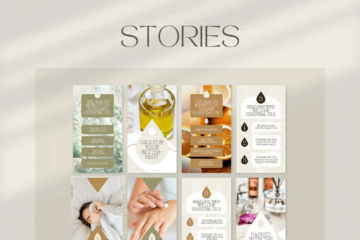 200 Essential Oils Templates for Social Media - Image 5