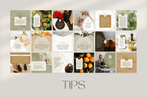 200 Essential Oils Templates for Social Media - Image 4