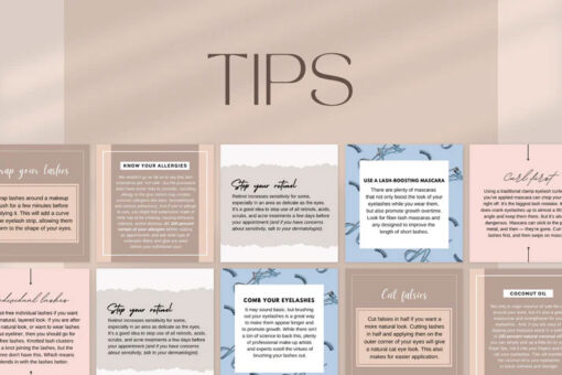 200 Eyelashes Templates for Social Media - Image 5