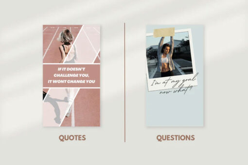 300 Fitness Story Templates For Social Media - Image 3