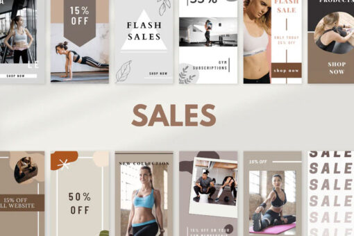 300 Fitness Story Templates For Social Media - Image 4