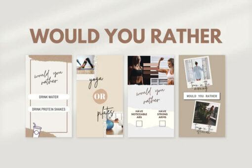 300 Fitness Story Templates For Social Media - Image 5