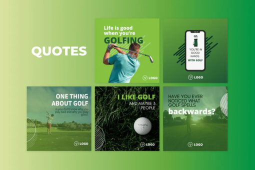 200 Golf Templates for Social Media - Image 4