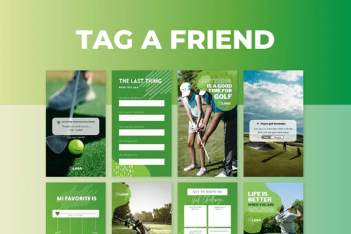 200 Golf Templates for Social Media - Image 5