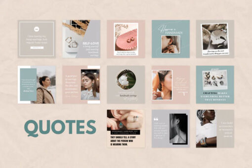 200 Handmade Earrings Templates for Social Media - Image 4