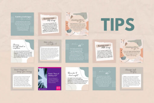 200 Handmade Earrings Templates for Social Media - Image 5