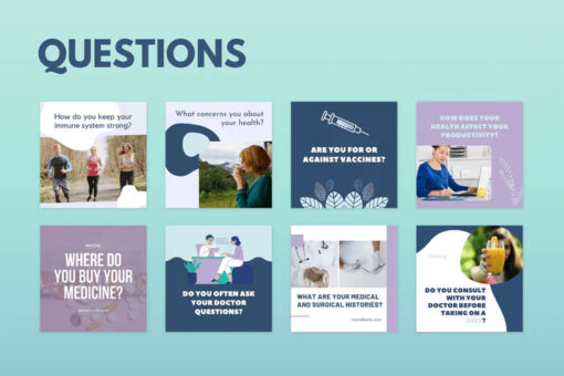 300 Healthcare Templates for Social Media - Image 3
