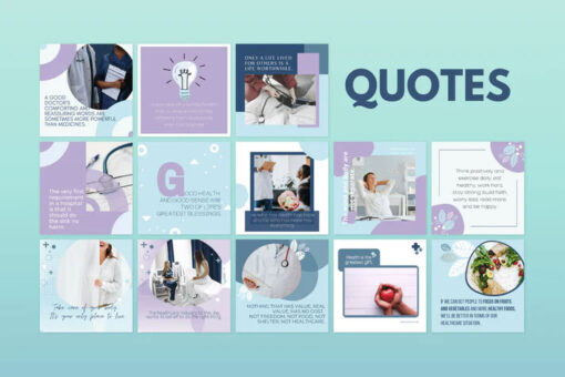 300 Healthcare Templates for Social Media - Image 4