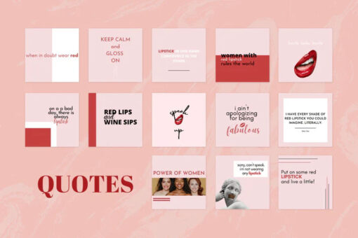 200 Lips Templates for Social Media - Image 4