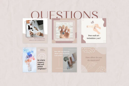 200 Manicure Templates for Social Media - Image 3