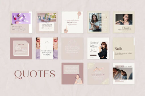 200 Manicure Templates for Social Media - Image 4