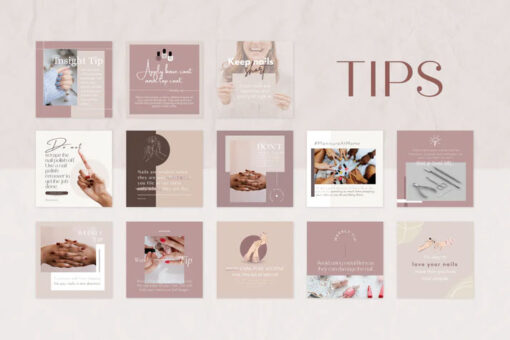 200 Manicure Templates for Social Media - Image 5