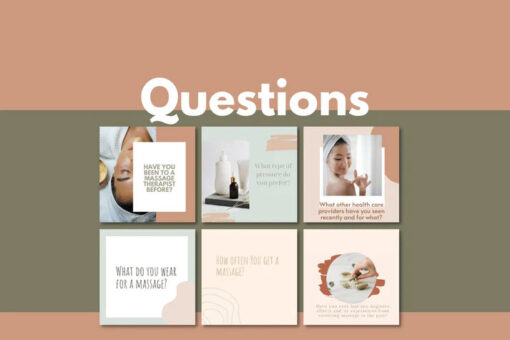 400 Massage Templates for Social Media - Image 3