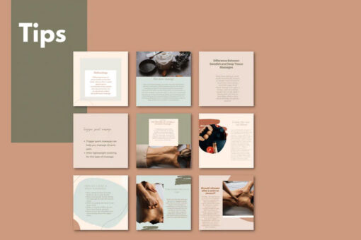 400 Massage Templates for Social Media - Image 5