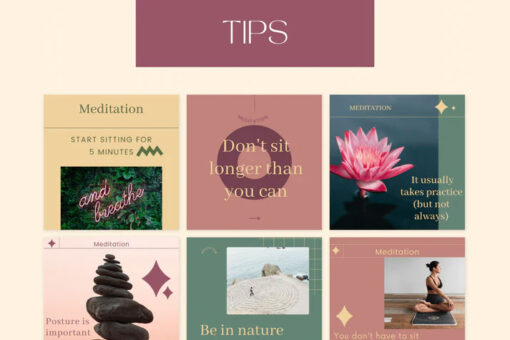 300 Meditation Templates for Social Media - Image 4