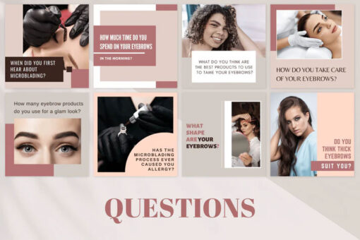 300 Microblading Templates for Social Media - Image 3