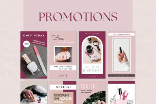 300 Nails Templates for Social Media - Image 2