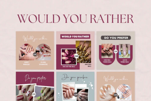 300 Nails Templates for Social Media - Image 5