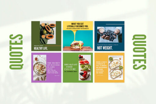 400 Nutrition Templates For Social Media - Image 4