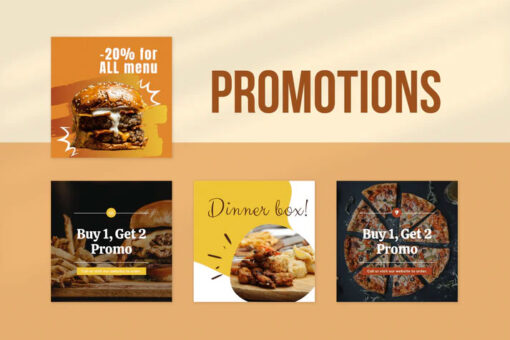 300 Social Media Templates for Restaurants - Image 2