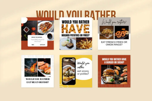 300 Social Media Templates for Restaurants - Image 4